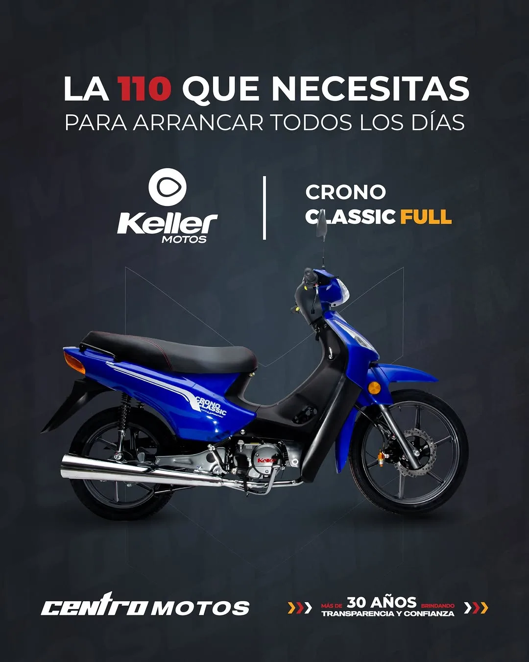 Publicación de Instagram de Centro Motos